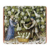 ANTIEK SQUASH HARVEST Medieval Miniatuur Snijplank (Voorkant)