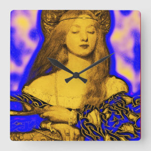 ANTIEK SQUASH HARVEST VIERKANTE KLOK