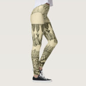 Antiek stampatroon van tassel en kant leggings (Rechts)