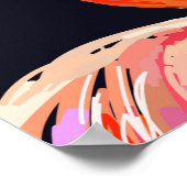 Antiek standbeeld van Apollo. De fijne kunst in de Poster (Hoek)