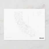 Antiek Statusgrafiek Californische  Afbeelding Briefkaart (Achterkant)