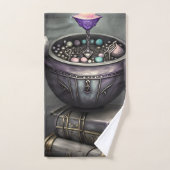 Antiek steampunk ketel | Stapel Spellbooks Bad Handdoek (Handdoek)