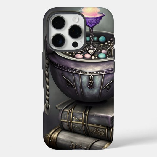Antiek steampunk ketel | Stapel Spellbooks Case-Mate iPhone Case (Achterkant)