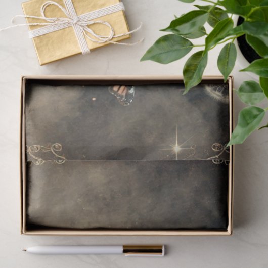 Antiek  Steampunk Lion Decoupage Tissuepapier (Geschenk)