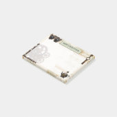 Antiek Steampunk, roestige tandwielen, Mechanisch  Post-it® Notes (Schuin)