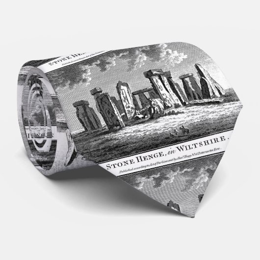 Antiek steenhouwer met steenhouwen steenslag stropdas (Opgerold)