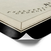 Antiek sterren sterrenkundige kaart sterrenkunde perfect poster (Hoek)