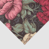 Antiek stijl bloemendecoupage papier (Detail)