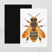Antiek stijl Bumble Bee – geïnspireerd Bedankkaart (Voorkant / Achterkant)