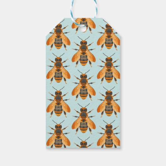 Antiek stijl Bumble Bee – geïnspireerd Cadeaulabel (Achterkant)