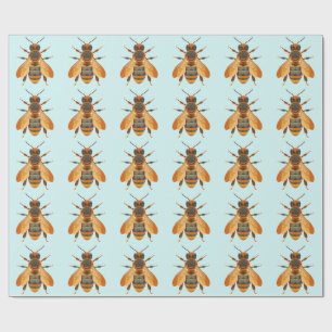 Antiek stijl Bumble Bee –  geïnspireerd Cadeaupapier