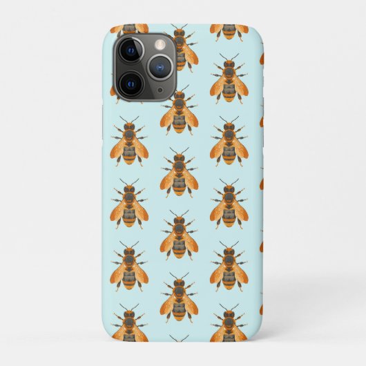 Antiek stijl Bumble Bee – geïnspireerd Case-Mate iPhone Case (Achterkant)