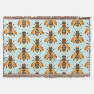 Antiek stijl Bumble Bee – geïnspireerd Deken
