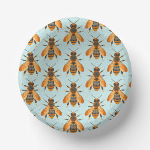 Antiek stijl Bumble Bee – geïnspireerd Papieren Kommen