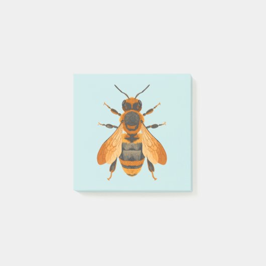 Antiek stijl Bumble Bee – geïnspireerd Post-it® Notes (Voorkant)