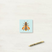 Antiek stijl Bumble Bee – geïnspireerd Post-it® Notes (Op bureau)