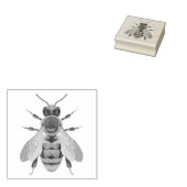 Antiek stijl Bumble Bee – geïnspireerd Rubberstempel (Gestempeld)