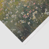 Antiek stijl delicaat wildflower veldlandschap tissuepapier (Detail)