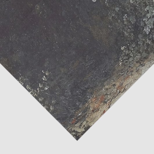 Antiek Stijl Eenhoorn Schilderij Decoupage Tissuepapier (Detail)