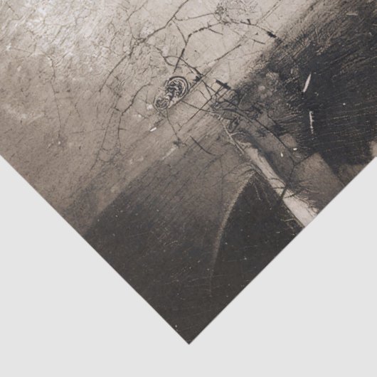 Antiek stijl heks en kattenkunst decoupage tissuepapier (Detail)