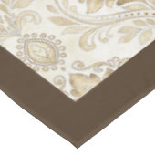 Antiek Stijl Ivoor Damask Soft Waterverf Elegant Tafelkleed (Gekanteld)