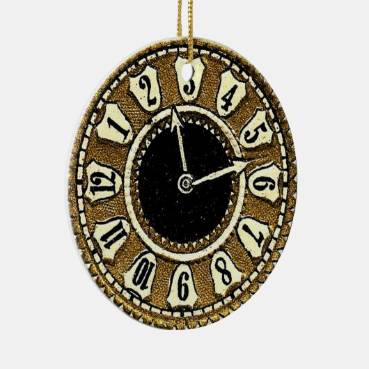 Antiek stijl Klokruimte kerst-versiering Keramisch Ornament (Rechts)