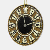 Antiek stijl Klokruimte kerst-versiering Keramisch Ornament (Links)