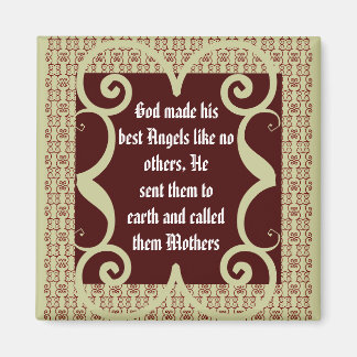 ANTIEK STIJL MOEDERS GEDICHT MAGNET