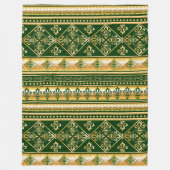  Antiek stijl - naadloos patroon 1 Fleece Deken (Voorkant)