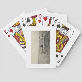 Antiek stijl oude vriendenkaarten voor het afspele pokerkaarten