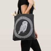 Antiek stijl Oudgriekse uil Tote Bag (Dichtbij)