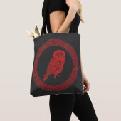 Antiek stijl Oudgriekse uil Tote Bag (Dichtbij)