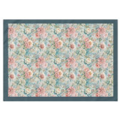 Antiek stijl rococo bloemenversieringen tafelkleed (Voorkant (Horizontaal))