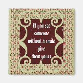 ANTIEK STIJL SMILE MAGNEET (Voorkant)