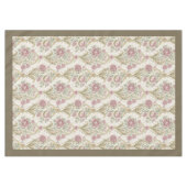 Antiek stijl Victoriaans Bloemdetails Tafelkleed (Voorkant (Horizontaal))