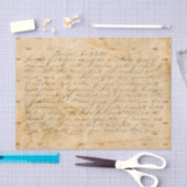 Antiek stijl voor het ontkoppelen van scripts tissuepapier (Craft)