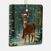 Antiek stijl Woodland Deeer Christmas Ornament (Rechts)