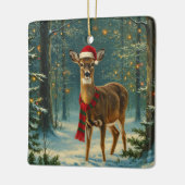 Antiek stijl Woodland Deeer Christmas Ornament (Links)