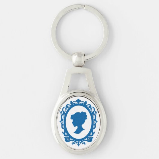 Antiek Stijlcameo-Ketting Sleutelhanger (Voorkant)