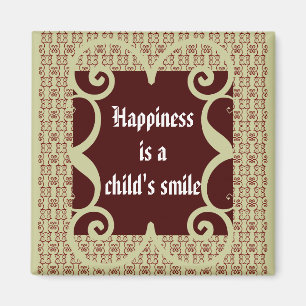 ANTIEK STIJLE KIND KLEINE MAGNET