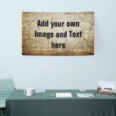 Antiek stijlpatroongrijze 2 + uw ideeën spandoek (Beurs)