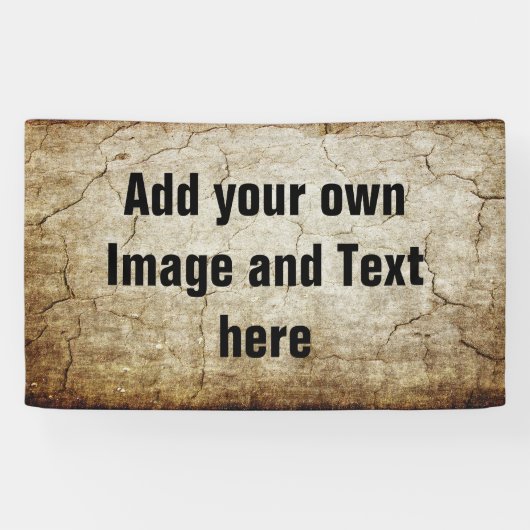 Antiek stijlpatroongrijze 2 + uw ideeën spandoek (Horizontaal)