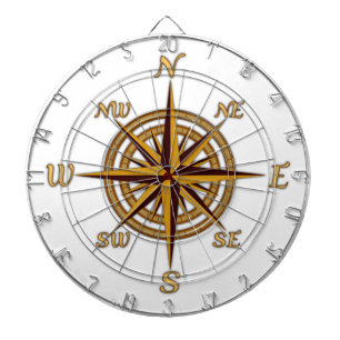 Antiek Stijlvol Roos Dartbord