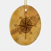 Antiek Stijlvol Roos Keramisch Ornament (Rechts)