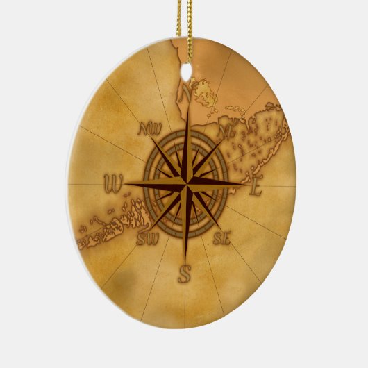 Antiek Stijlvol Roos Keramisch Ornament (Rechts)