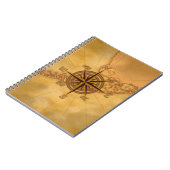 Antiek Stijlvol Roos Notitieboek (Linkerzijde)