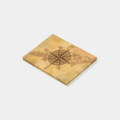 Antiek Stijlvol Roos Post-it® Notes (Schuin)