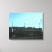 Antiek stoomtrein canvas afdruk (Voorkant)