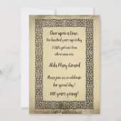 Antiek Storybook Page Centenarian 100th Birthday (Voorkant)