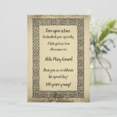 Antiek Storybook Page Centenarian 100th Birthday (Staand voorkant)